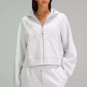 Lululemon full zip crop scuba hoodie